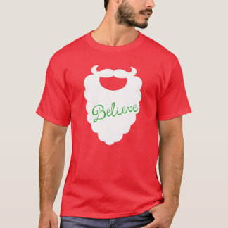 Santa Beard Holiday Tee Believe Holiday Design