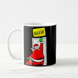 Santa Believe Christmas Coffee Mug