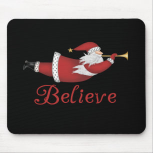 Santa Believe Mouse Pad