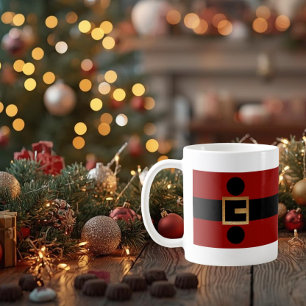Santa Belt Christmas – Festive Holiday Gift Coffee Mug