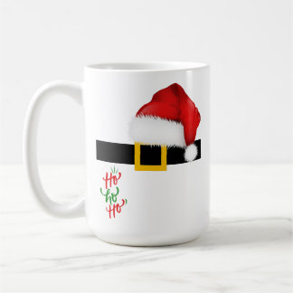 Santa Belt Mug – Ho Ho Ho and Merry Christmas