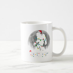 Santa Bigfoot Christmas Lights Funny Sasquatch Bel Coffee Mug