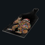 Santa Bigfoot Christmas Lights Rock Funny  Cutting Board<br><div class="desc">Santa Bigfoot Christmas Lights Rock Funny Sasquatch Believe</div>