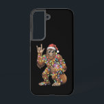 Santa Bigfoot Christmas Lights Rock Funny  Samsung Galaxy Case<br><div class="desc">Santa Bigfoot Christmas Lights Rock Funny Sasquatch Believe</div>