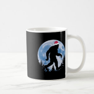 Santa Bigfoot Christmas Moon Funny Sasquatch Belie Coffee Mug