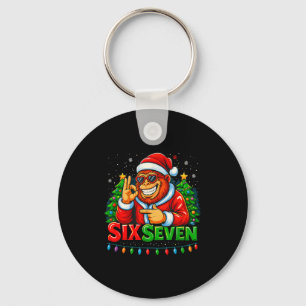Santa Bigfoot Christmas Sasquatch 67 Funny Meme Si Key Ring