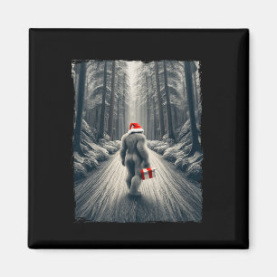 Santa Bigfoot Christmas Sasquatch Believe Magnet