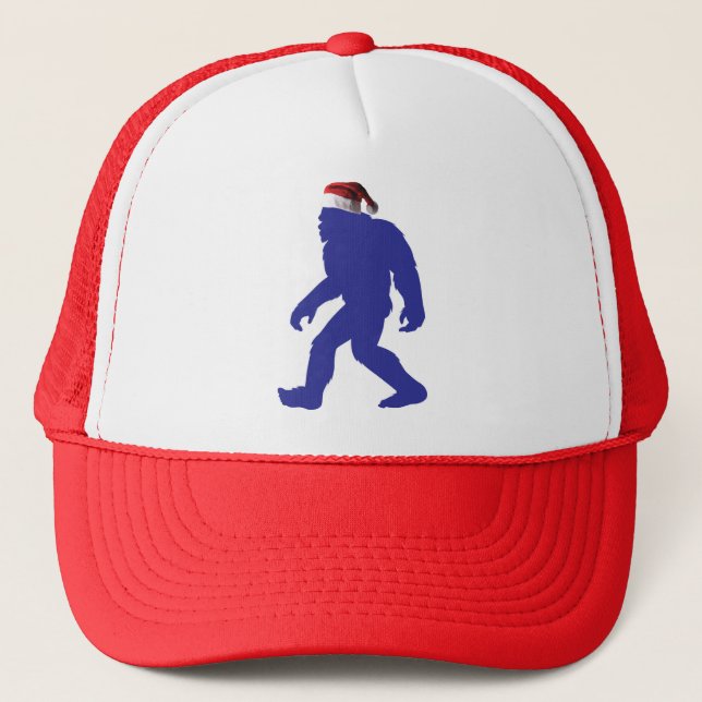 Santa-Bigfoot Trucker Hat (Front)
