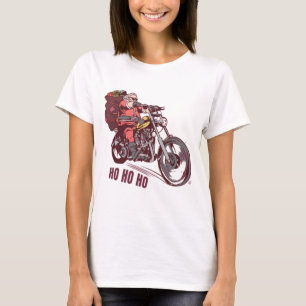 Santa Biker Christmas Costume for Bikers Invitatio T-Shirt