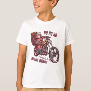 Santa Biker Christmas Costume for Bikers Invitatio T-Shirt