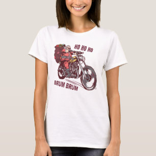 Santa Biker Christmas Costume for Bikers Invitatio T-Shirt