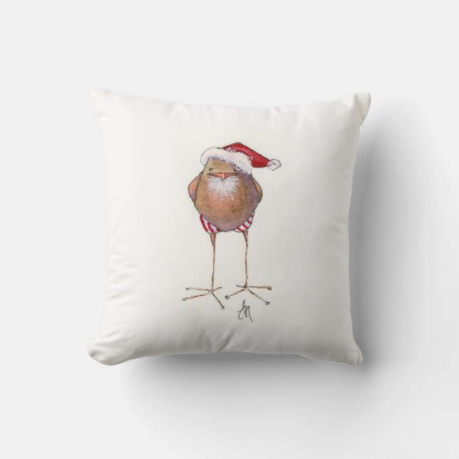 Santa bird pillow (Front)