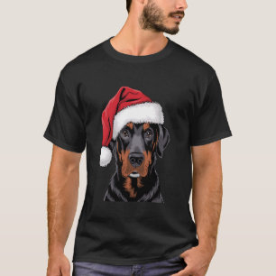 Santa Black Lab Christmas Dog Labrador Lover Lab M T-Shirt