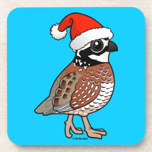 Santa Bobwhite Coaster