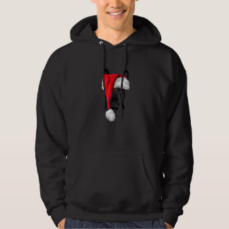Santa Boston Terrier Christmas dog mom dog Hoodie