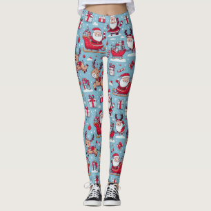 Santa Bring present  Leggings