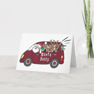 Santa Buggy Holiday Card