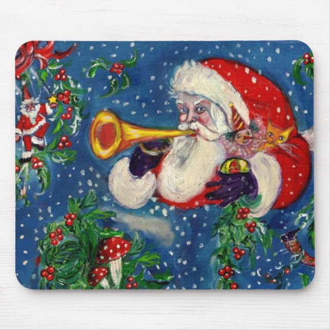SANTA BUGLER MOUSE PAD (Front)