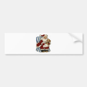 Santa bumper sticker