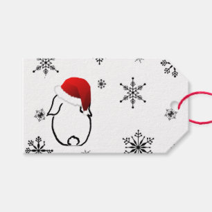 Santa Bunny Gift Tag