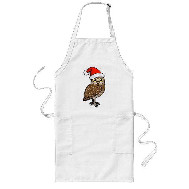 Santa Burrowing Owl Long Apron (Front)