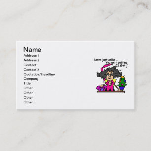 Santa Called Business Card