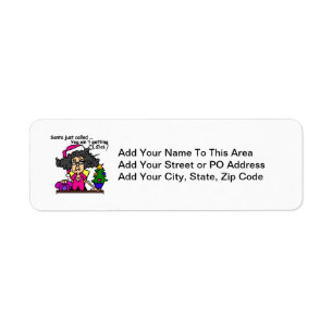 Santa Called Return Address Label