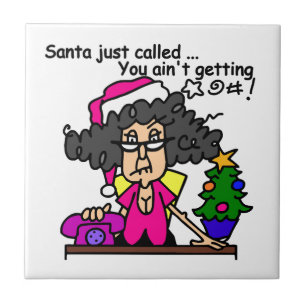 Santa Called Tile
