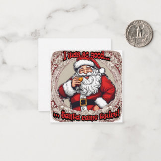 Santa Came Twice! Card