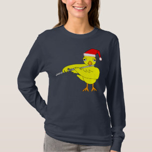 Santa Cap Flute Chick T-Shirt