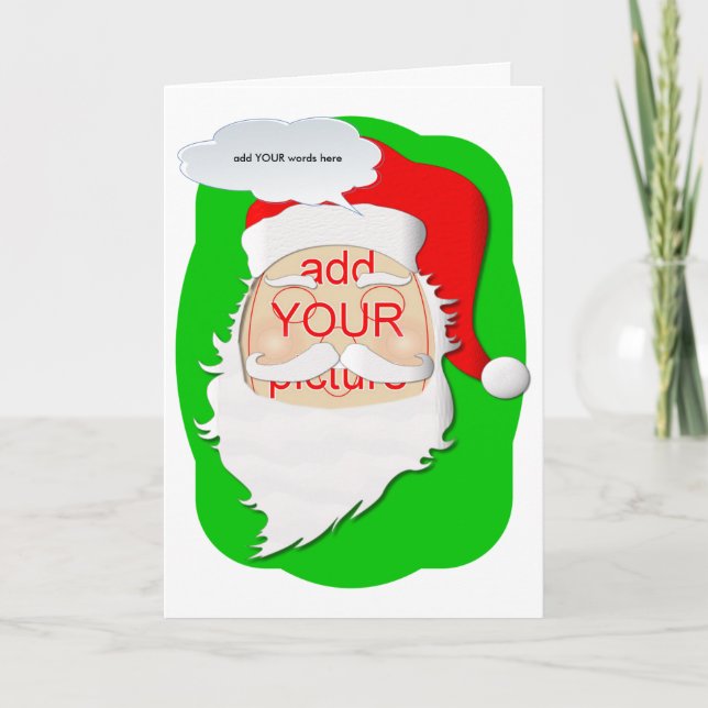 Santa Carnival Cutout card (Front)