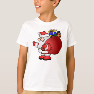 Santa Carrying Bag of Toys T-Shirt