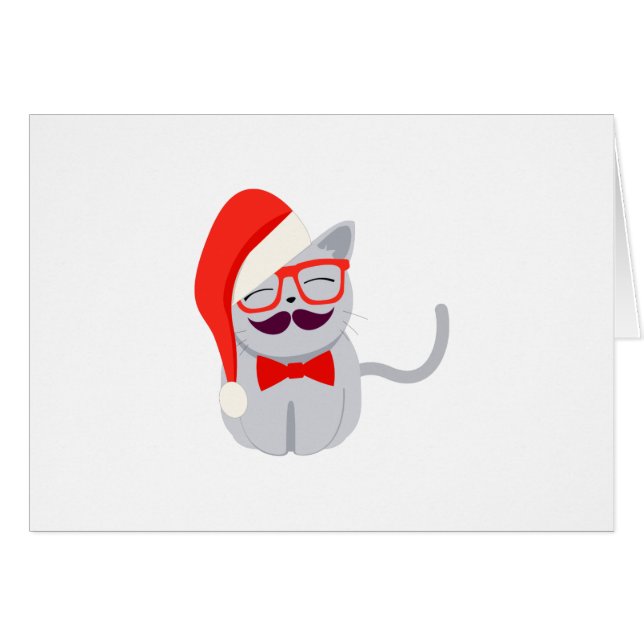 Santa Cat (Front Horizontal)