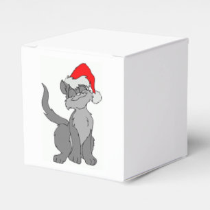 SANTA CAT FAVOUR BOX