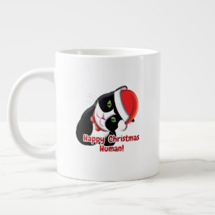 Santa Cat Large Coffee Mug