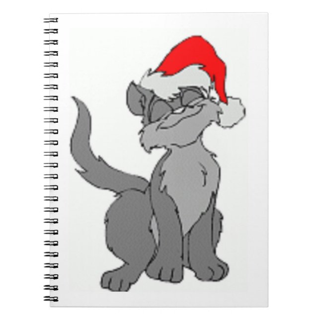 SANTA CAT NOTEBOOK (Front)