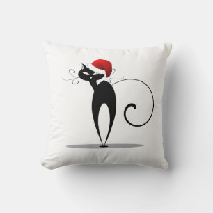 Santa Cat Pillow