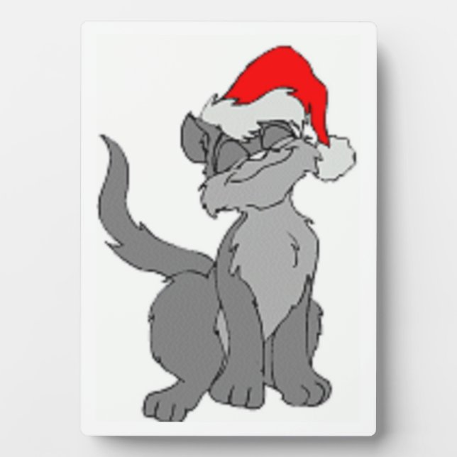SANTA CAT PLAQUE (Front)