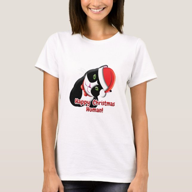 Santa Cat T-Shirt (Front)