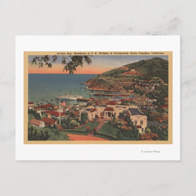 Santa Catalina, CA - Avalon Bay Postcard (Front)