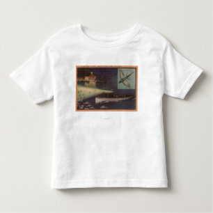 Santa Catalina Island, CA Casino, Flying Fish Toddler T-Shirt