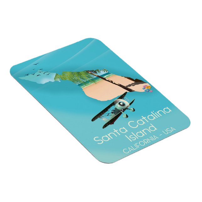 Santa Catalina Island California USA Magnet (Right Side)