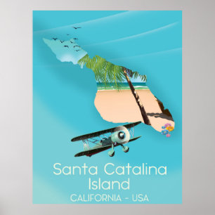 Santa Catalina Island California USA Poster