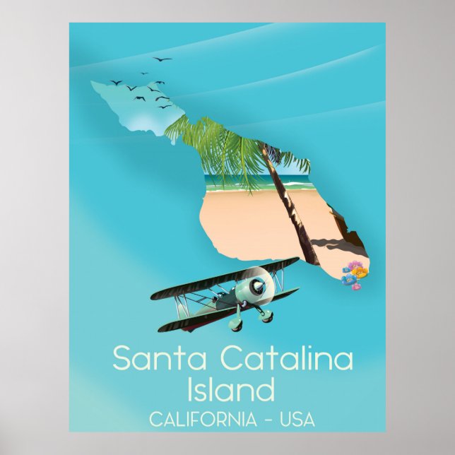 Santa Catalina Island California USA Poster (Front)