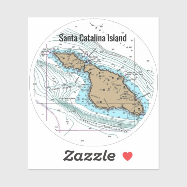 Santa Catalina Island Chart (Sheet)
