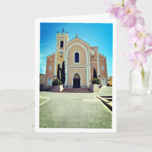 Santa Catalina Mártir Church in Vilamarxant, Spai Card