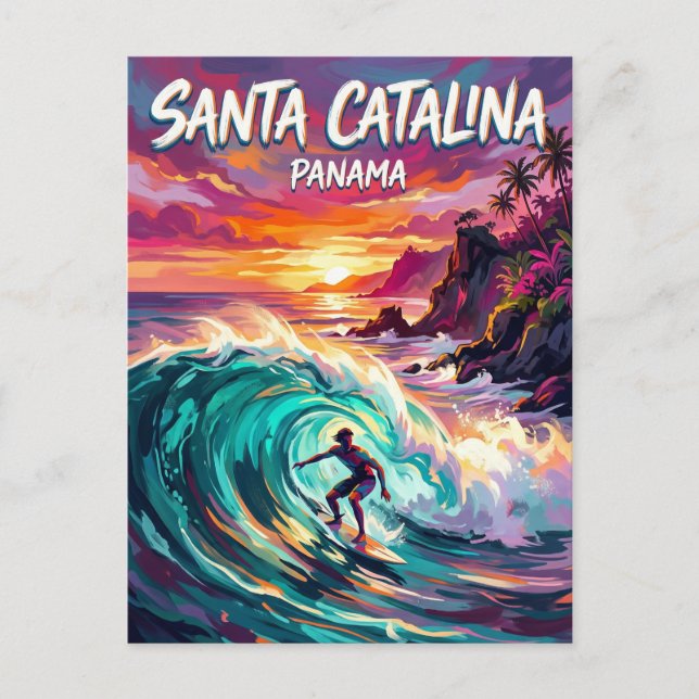 Santa Catalina Panama Postcard (Front)