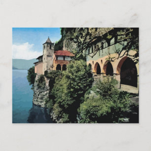 Santa Caterina del Sasso Lake Maggiore Postcard