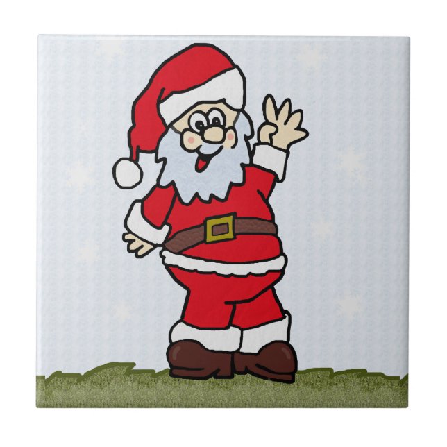 Santa Ceramic Tile (Front)