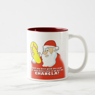 Santa Chancla Two-Tone Coffee Mug
